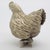 Metal Vintage Italian Handmade Genuine Silver Hen Large Figurine Detailed Collectible For Sale - Image 7 of 10