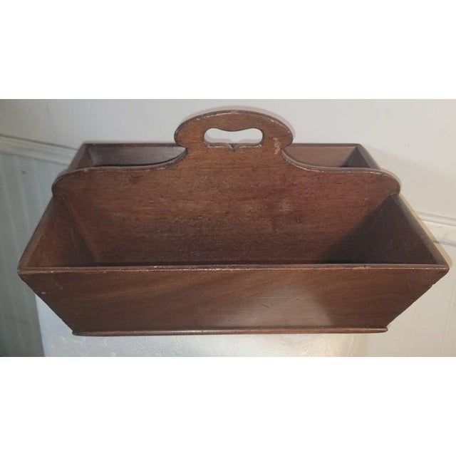 Early 19Thc Cutlery Box W/Dovetailed Construction. For Sale - Image 4 of 6