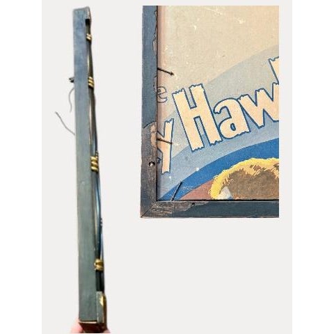 Metal Antique Victorian Mirror Godey Fashion Print 1847-Black Gold Frame-Wall-Eastlake For Sale - Image 7 of 11