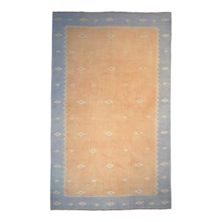 Vintage Dhurrie Rug, With All-Over Geometric Patterns, From Rug & Kilim For Sale