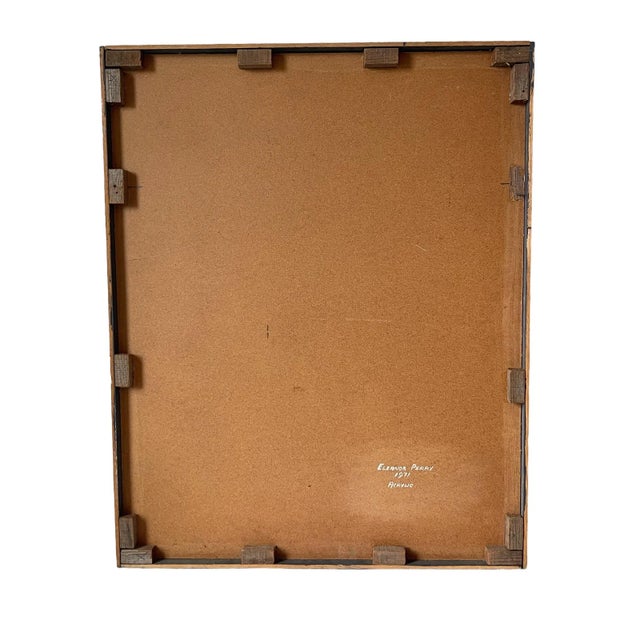 Green 1970s Eleanor Perry Acrylic on Masonite Expressionist Tree Painting For Sale - Image 8 of 9