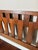 Mid 20th Century Vintage 1970s Lane Altavista Brutalist Staccato Rosewood and Walnut Headboard in King by Paul McCobb For Sale - Image 5 of 11