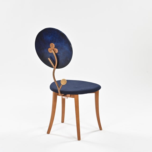 Beech and Metal Luna E Sole Chairs from Carlo Berruti, 1990s, Set of 2 For Sale - Image 6 of 10