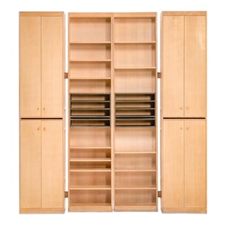 Rialto Four-Module Bookcase by Carlo Scarpa for Simon Gavina, 1975, Set of 4 For Sale