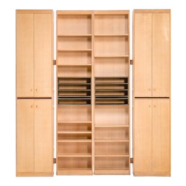 Rialto Four-Module Bookcase by Carlo Scarpa for Simon Gavina, 1975, Set of 4 For Sale
