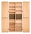 Rialto Four-Module Bookcase by Carlo Scarpa for Simon Gavina, 1975, Set of 4 For Sale