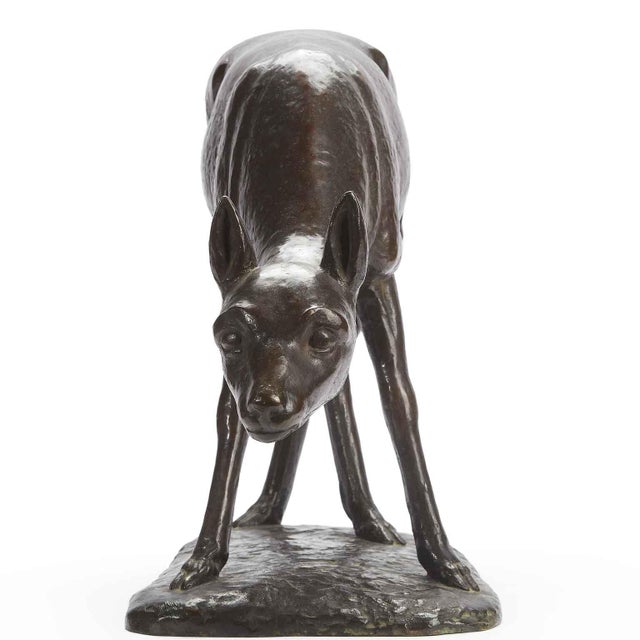 Metal Francesco Buonapace, Fawn, 1930, Bronze For Sale - Image 7 of 12