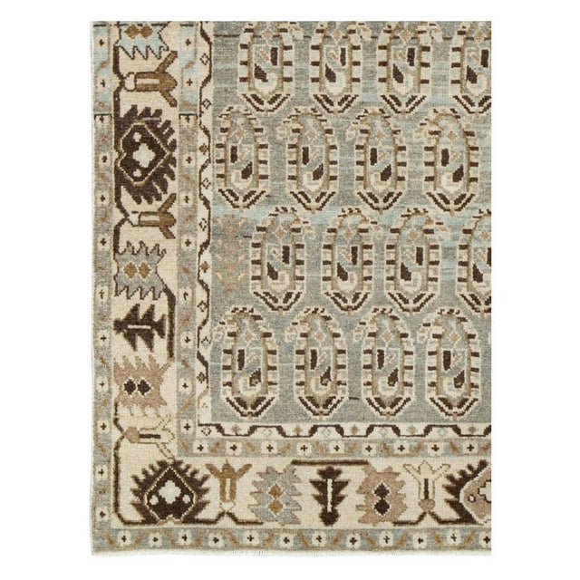 Rustic Galerie Shabab Collection Mid-20th Century Persian Accent Rug For Sale - Image 3 of 8