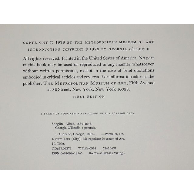 1970s Large Vintage "Georgia O'Keeffe" Photogravures by Alfred Stieglitz (Usa 1864-1946) - A Pair For Sale - Image 5 of 7