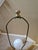 Vintage Brass & Glass Table Floor Lamp For Sale - Image 10 of 11