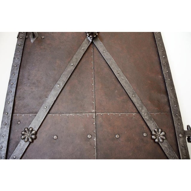Antique Iron Plate Door, 1800s For Sale - Image 16 of 18