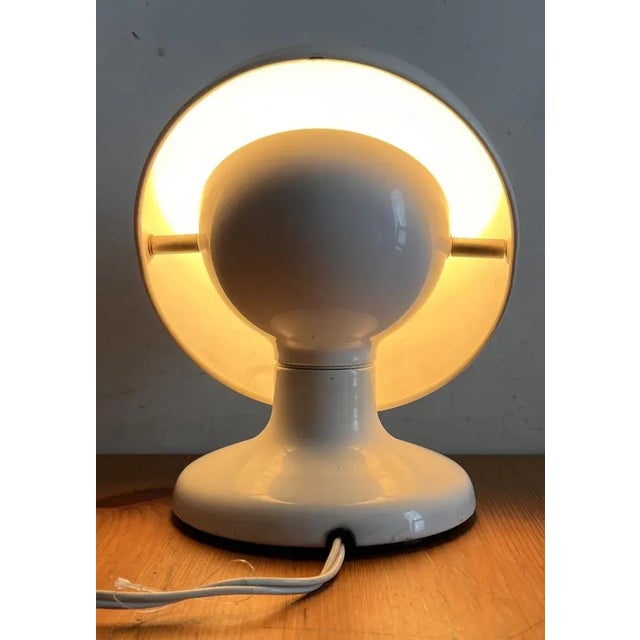 The Jucker table lamp clearly embodies and expresses the spirit of the Sixties and is still a charismatic collector's item...