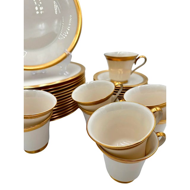 Late 20th Century Lenox Aristocrat Estate Set for 14 People - 56 Pieces For Sale - Image 9 of 9
