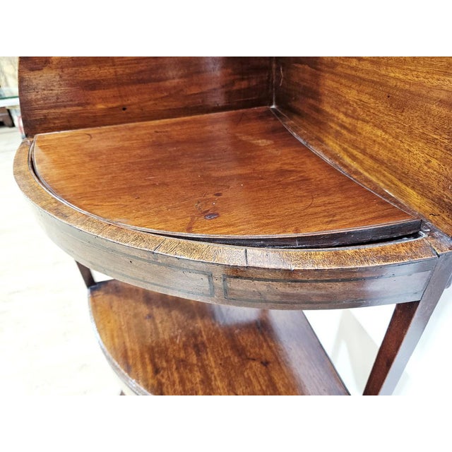 Antique Mahogany Washbasin, England, Early 19th Century For Sale - Image 15 of 17