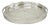 Vintage English Edwardian Silver Plated Oval Scalloped Gallery Bar Platter Tray For Sale