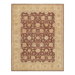 Pasargad Home Denver Brown Wool Area Rug- 8' 6" X 11' 3" For Sale