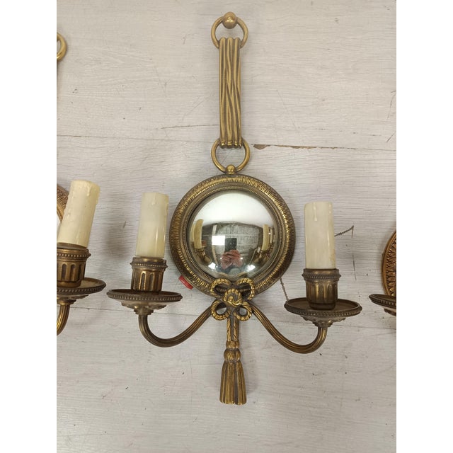 Vintage Bronze Wall Lights by Henri Petitot, 1950s, Set of 4 For Sale - Image 17 of 18