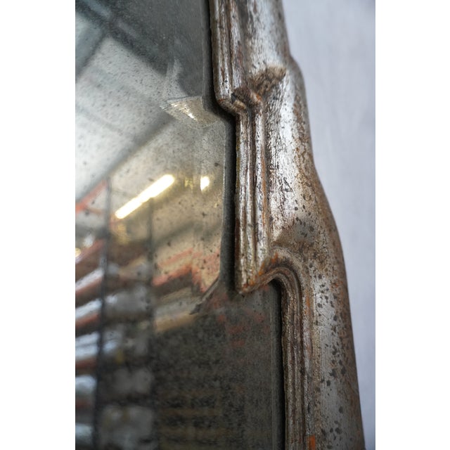 Art Deco Silvered Etched Mirror C 1930s For Sale In Los Angeles - Image 6 of 9