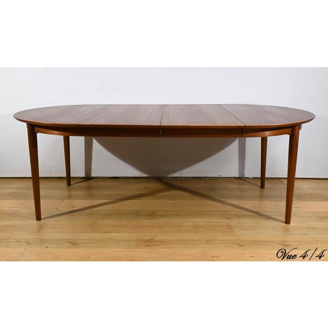 Scandinavian Teak Dining Room Table, 1970s For Sale - Image 15 of 18