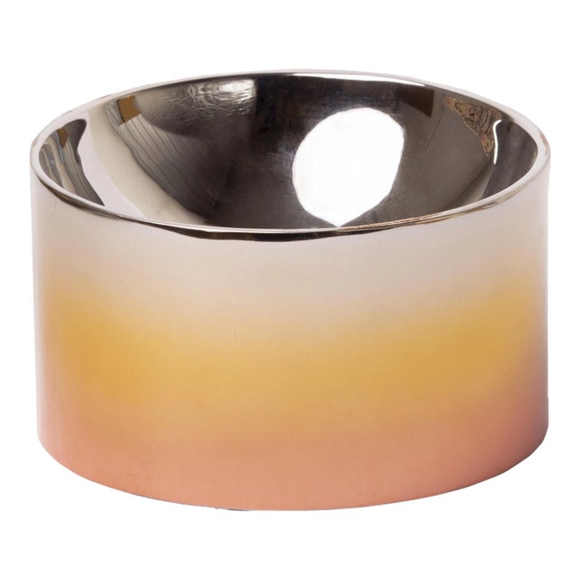 Contemporary Mylan Silver Domed Bowl For Sale