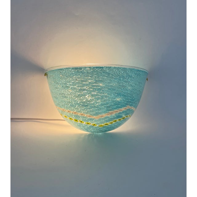 Blue Kalikantus Wall Lamp in Millefiori Murrine Murano Glass from La Murrina, 1990s For Sale - Image 8 of 18