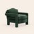 Olive Linen Elio Lounge Chair by Ceraudo For Sale - Image 6 of 6