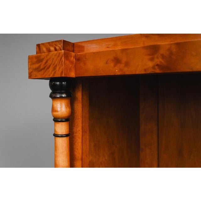Biedermeier Style Bookcase in Birch For Sale - Image 18 of 18