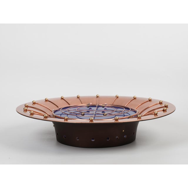 1970s 1970s Mid-Century Modern Copper Decorative Wall Sconce For Sale - Image 5 of 10