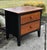 Vintage (1990's) Nightstand has a Transitional Style. Made by Ethan Allen. The Wood is CherryWood. Two Tone Finish with...