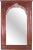 1990s Hand Carved Poplar and Walnut Italian Mirror For Sale - Image 13 of 13