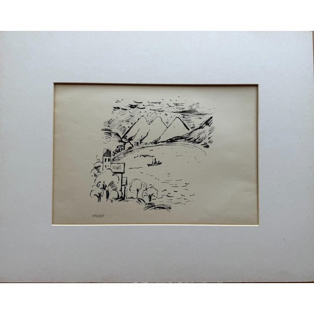 Max Pechstein, Travel Pictures Italy, Sheet 2, 1919, Lithograph For Sale - Image 7 of 12