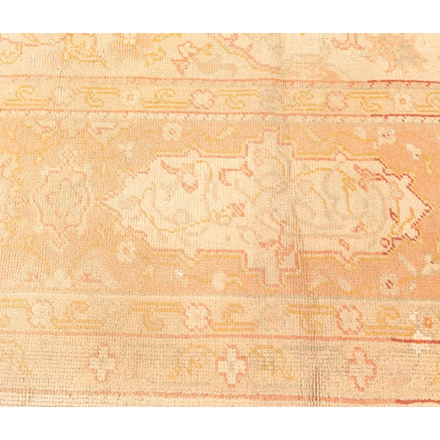Early 20th Century Antique Turkish Oushak Rug For Sale - Image 5 of 8