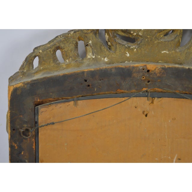 18th Century 18th C Italian Giltwood Mirror For Sale - Image 5 of 5