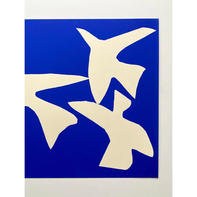Henri Matisse Vintage 1997 Large Modernist Fine Art Silkscreen Print " Les Oiseaux " 1947 For Sale - Image 10 of 13