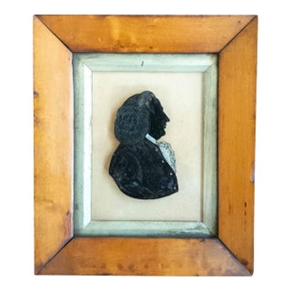18th Century English Reverse Painted Portrait Miniature of Dr. Samuel Johnson For Sale