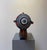 Ray Gun 922 by Corey Pickett | Wood, Foam, Fabric sculpture of a stylized ray gun head For Sale - Image 4 of 5