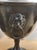 Vintage Regency Style Chestnut Urn With Lion Head Ring Handles ~ a Pair For Sale - Image 4 of 7
