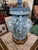 Ceramic Italian Majolica Blue and White Urn Lamp For Sale - Image 7 of 17