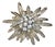 Edelweiss Flower Brooch, 1990s For Sale