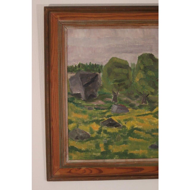 Gunnar Wärn, Trees, 1950s, Oil on Panel, Framed For Sale - Image 16 of 18