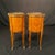 Brown French Louis XV Marquetry Inlaid Vintage Night Stands -a Pair For Sale - Image 8 of 13