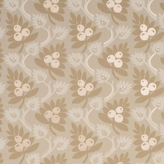 Contemporary SAMPLE - Schumacher Custis Orchard Wallpaper In Twig For Sale - Image 3 of 4