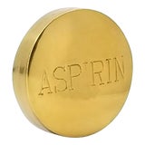 Image of Pop Art Vintage Sculpture or Pill Box of an Overscaled Aspirin - Andy Warhol Abstract Mid Century Modern Surrealism For Sale