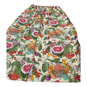 Vintage Manuel Canovas "Jamaica" Pattern Curtain Panels- Set of Four