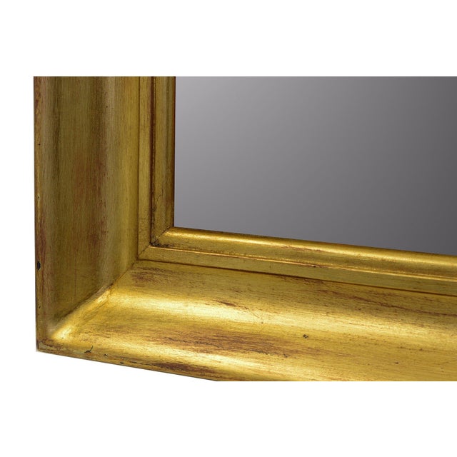 Vintage Wall Mirror with Gold Guantiera Frame, Italy, 1980s For Sale - Image 4 of 7
