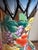 Pink Vintage Chinese Famille Rose Style Hand-Painted Porcelain Vase With Gilt, 13" For Sale - Image 8 of 12