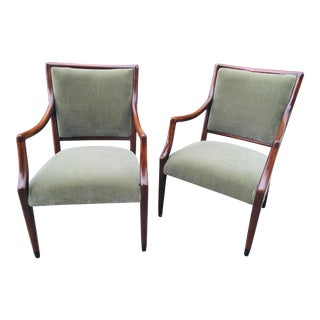 Mid Century Danish Modern Arm Chairs - a Pair For Sale