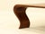 Organic Coffee Table in Solid Iroko by Marc Van Rampelberg. Made in Kenya, 1980s This sculptural coffee table by Marc Van...