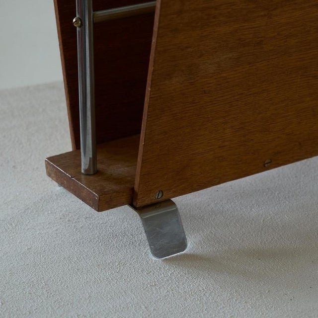 Vintage Dutch Magazine Rack, 1940s For Sale - Image 6 of 10