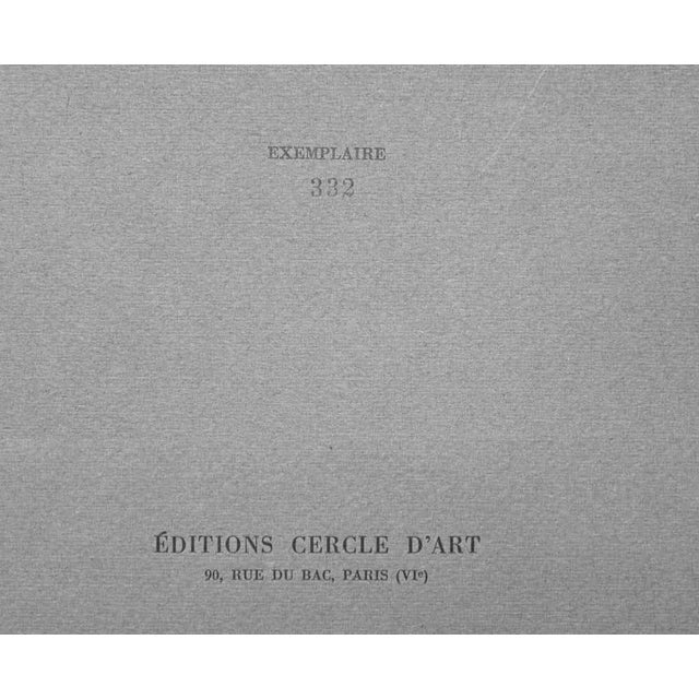 1950s Pablo Picasso Limited Edition Lithograph No. 332, Éditions Cercle d'Art Paris 1959, Custom Framed For Sale - Image 5 of 6